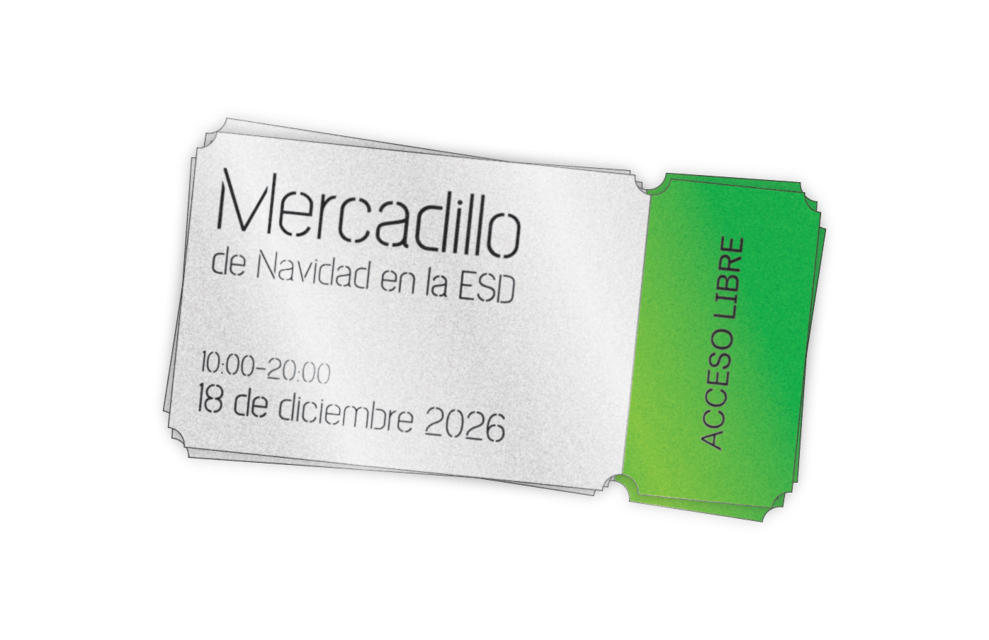 Mercadillo de Navidad en la ESD Madrid